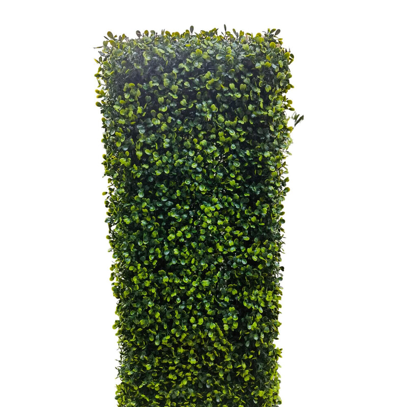 Faux Boxwood Hedge Freestanding Hedge End View