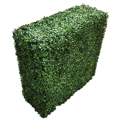 Seto artificial de boj bitono verde de 40×40in – Resistente a los rayos UV – Calidad comercial