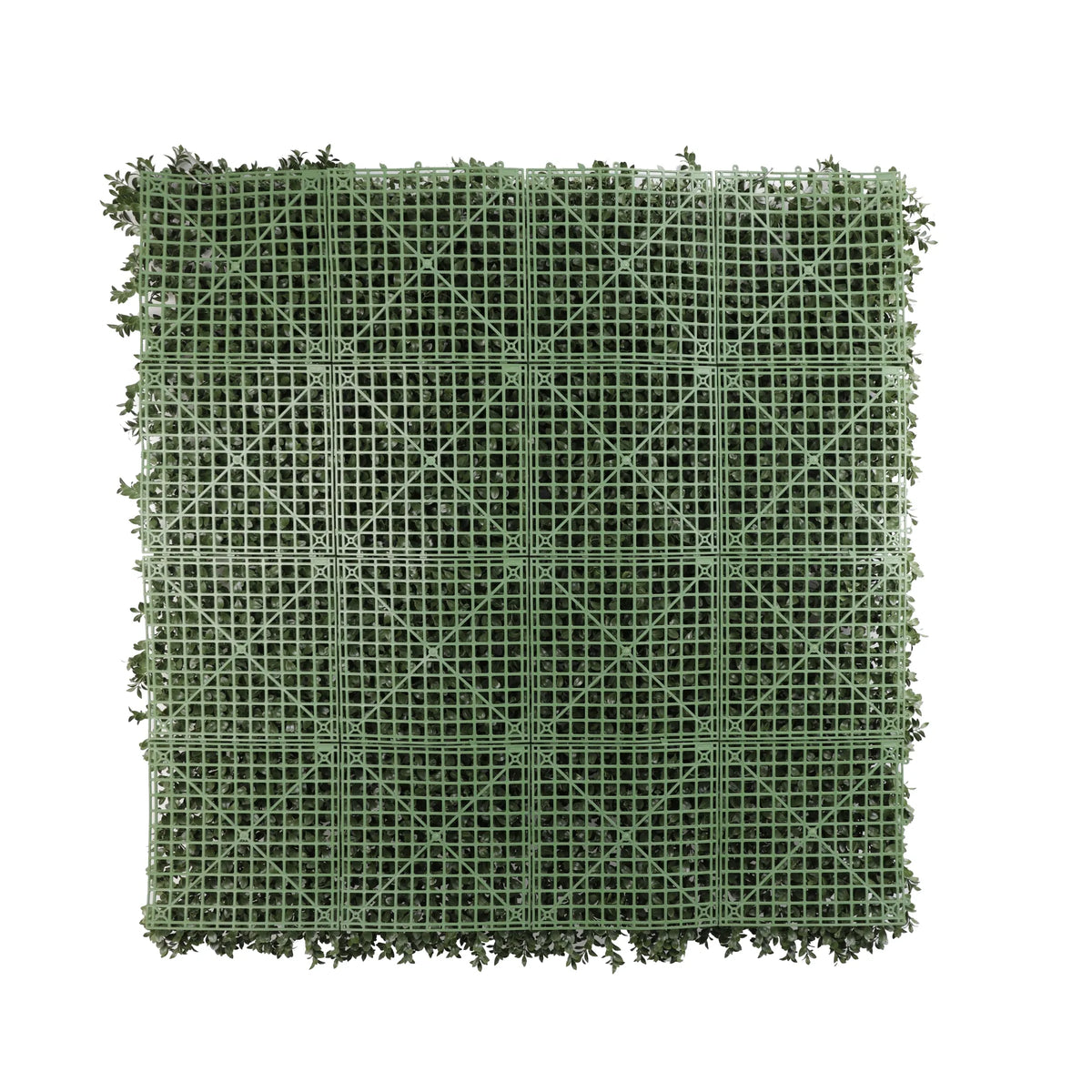 Dense Lush Boxwood Artificial Vertical Garden Green Wall Panel 40×40in 11 SQ FT – NFPA701 Fire Rated – UV Resistant – Commercial Grade