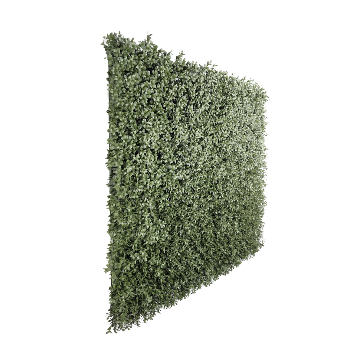 Dense Lush Boxwood Artificial Vertical Garden Green Wall Panel 40×40in 11 SQ FT – NFPA701 Fire Rated – UV Resistant – Commercial Grade