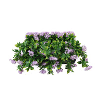 Artificial Window Box Planter – Draping Lilac Flowering (20×14in) – UV Resistant