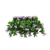 Artificial Window Box Planter – Draping Lilac Flowering (20×14in) – UV Resistant