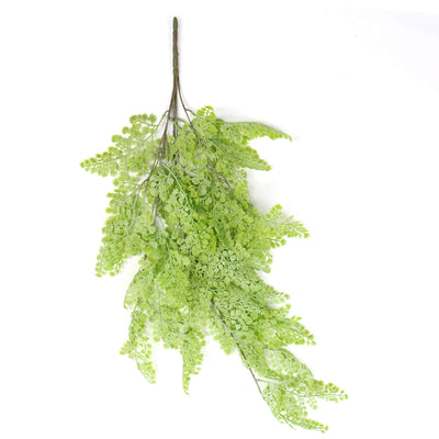 Helecho Adiantum artificial colgante verde claro 79 cm - Resistente a los rayos UV