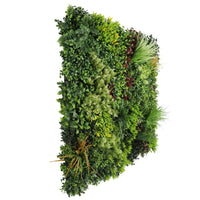 Evergreen Triptych Artificial Vertical Garden Green Wall Panel Set of 3 33 SQ FT – UV Resistant – Commercial Grade