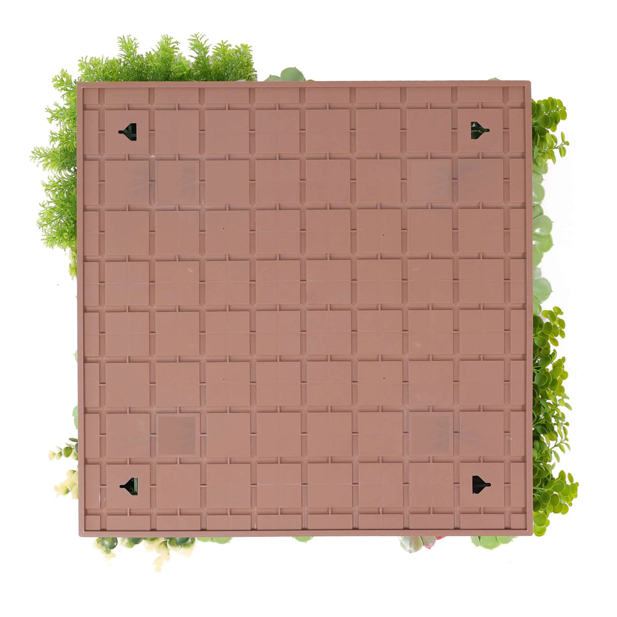 Artificial Moss and Succulent Hanging Wall Art Frame 20in – UV Resistant