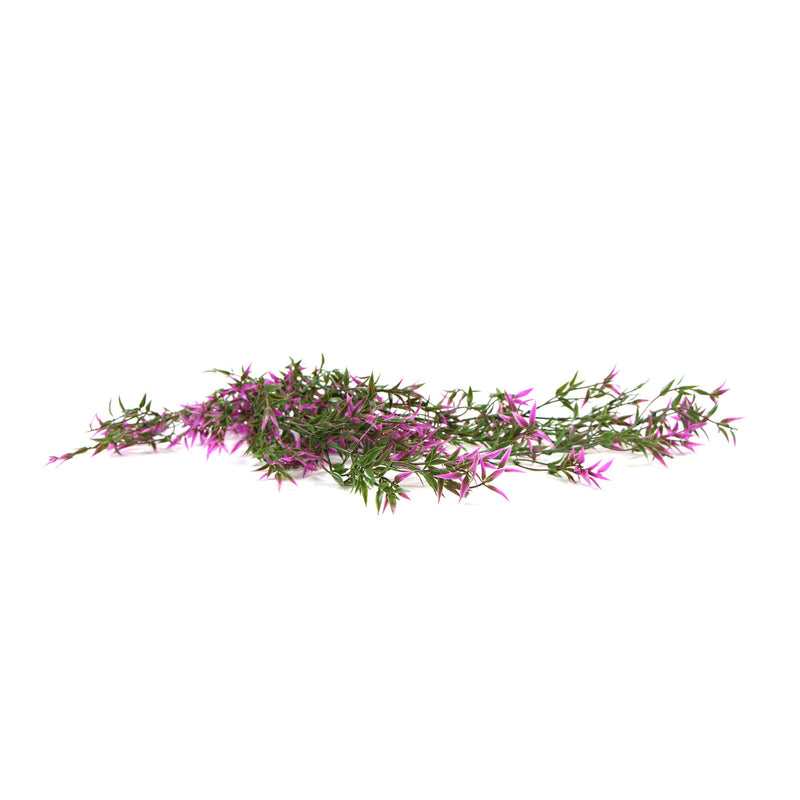 Artificial Pink Two-tone Narrow Leaf (Soft) Artificial Hanging Ruscus Plant 31" UV Resistant