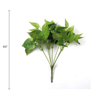 Pothos Devil's Ivy Artificial Hanging Bush 9.5in