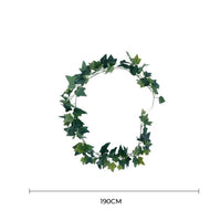 Veined Ivy Garland Artificial Hanging Plant Set of 10 74.8in
