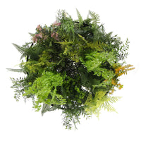 Draping Plant Artificial Roof Hanging Disc 24in – Black Frame – UV Resistant — Artificial Hanging Plants & Bushes from…