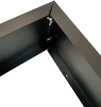 Black Metal Planter Medium – For Artificial Hedges