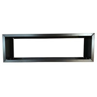 Black Metal Planter Medium – For Artificial Hedges