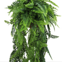 Fern Artificial Hanging Basket 18×49in – UV Resistant