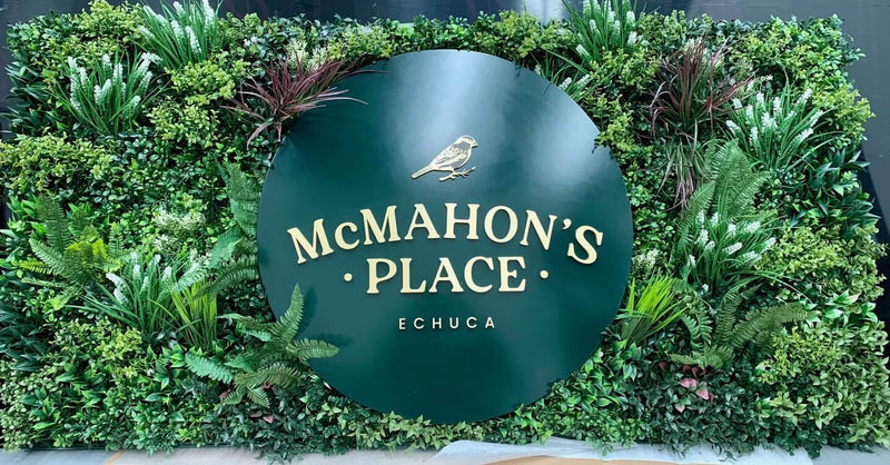 Commercial Green Wall Signage Installed into a Hotel