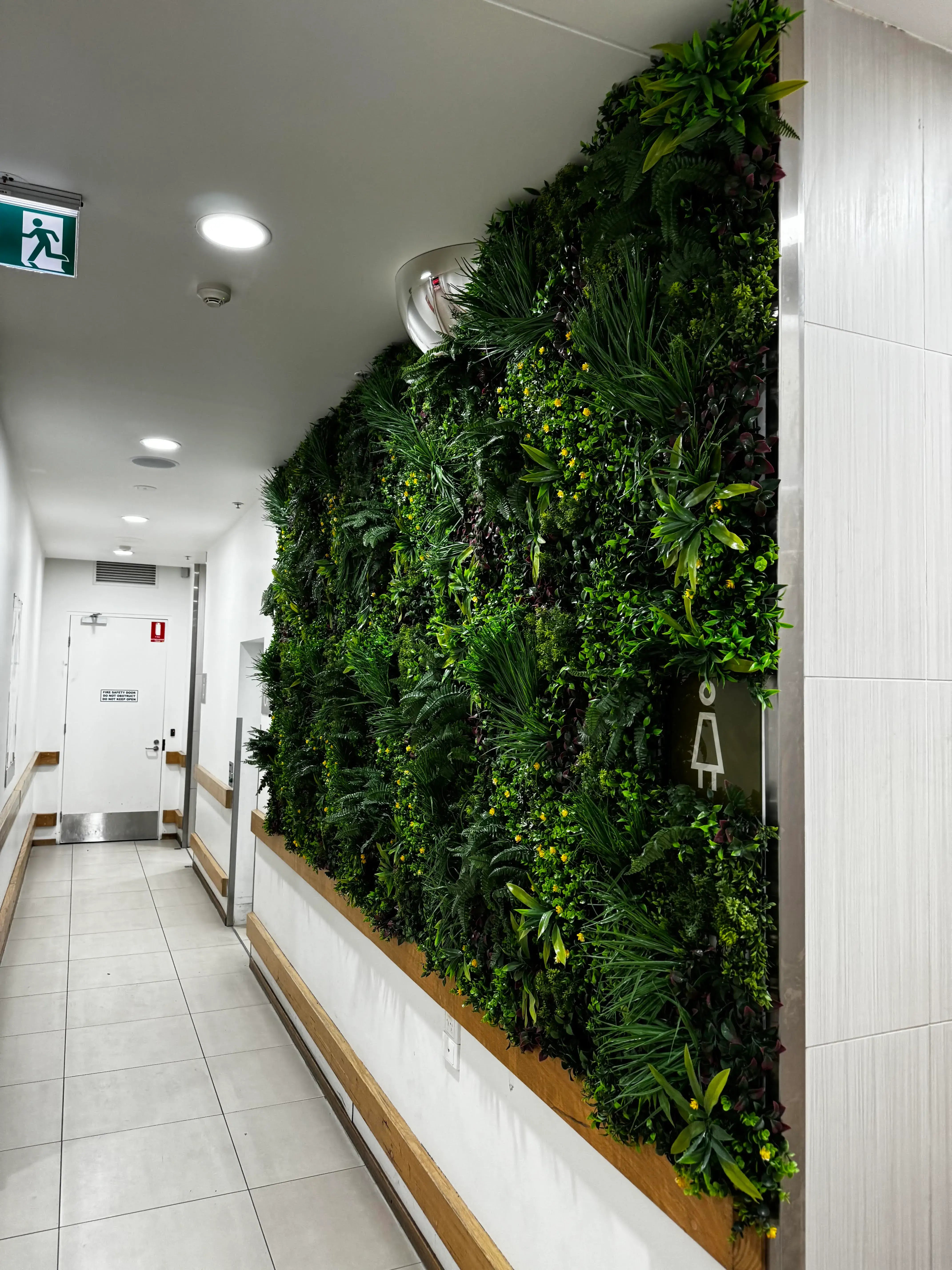Luxury Country Fern Artificial Vertical Garden 40" x 40" 11SQ FT Commercial Grade UV Resistant