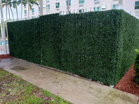Dark Boxwood Artificial Vertical Garden Green Wall Panel 40×40in 11 SQ FT – UV Resistant – Commercial Grade