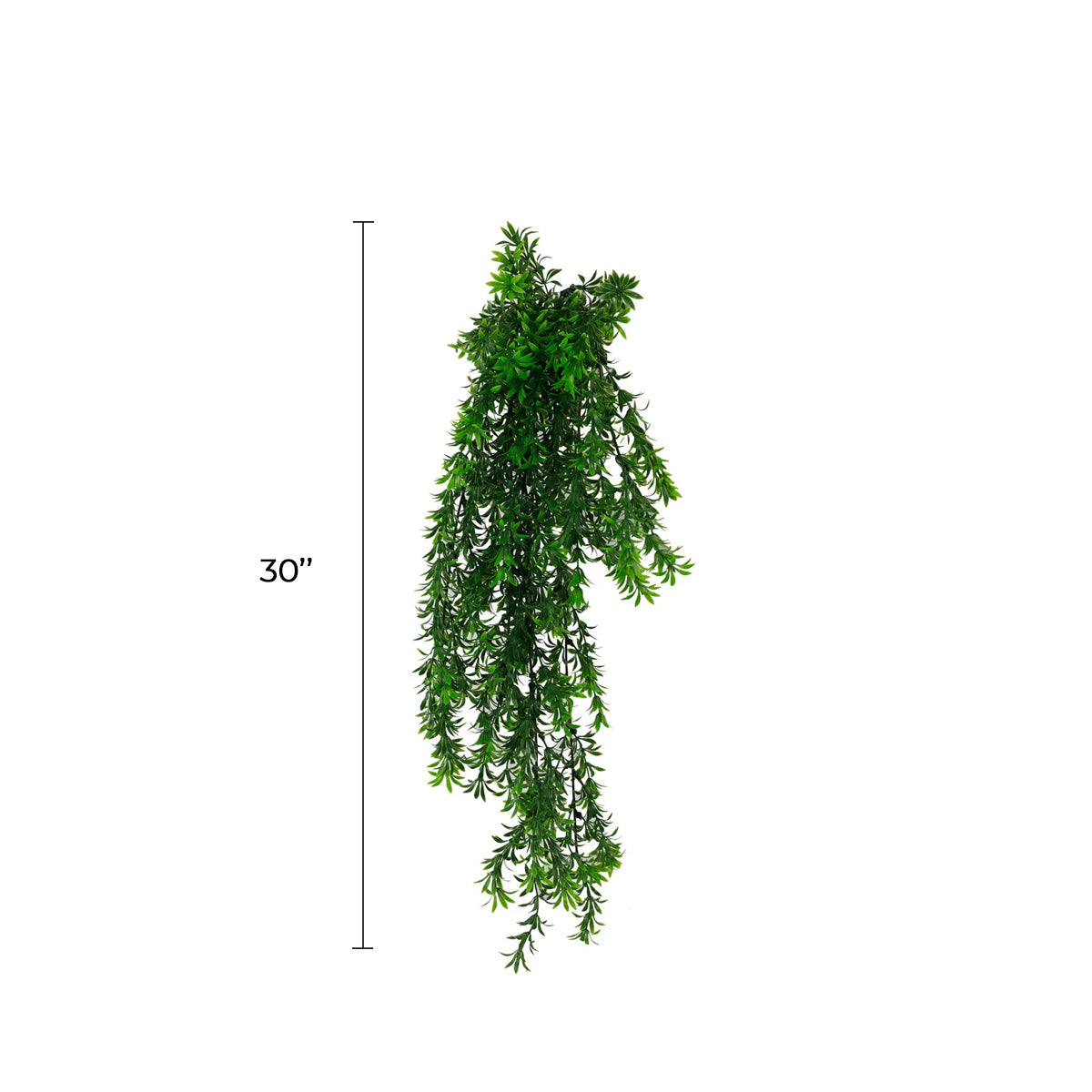 Set of 10 – Artificial Hanging Willow Leaf Garland Bushes UV Resistant & Fire Rated | 7.1in x 30in (18cm x 76cm Each)