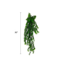 Willow Leaf Garland Artificial Hanging Bush 7.1×30in – NFPA701 Fire Rated – UV Resistant