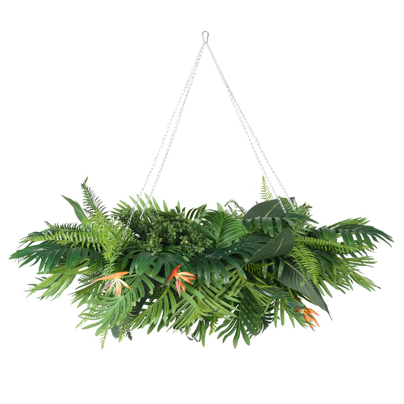 Stunning Hand-Made Tropical Artificial Plant Arrangement (Clearance)