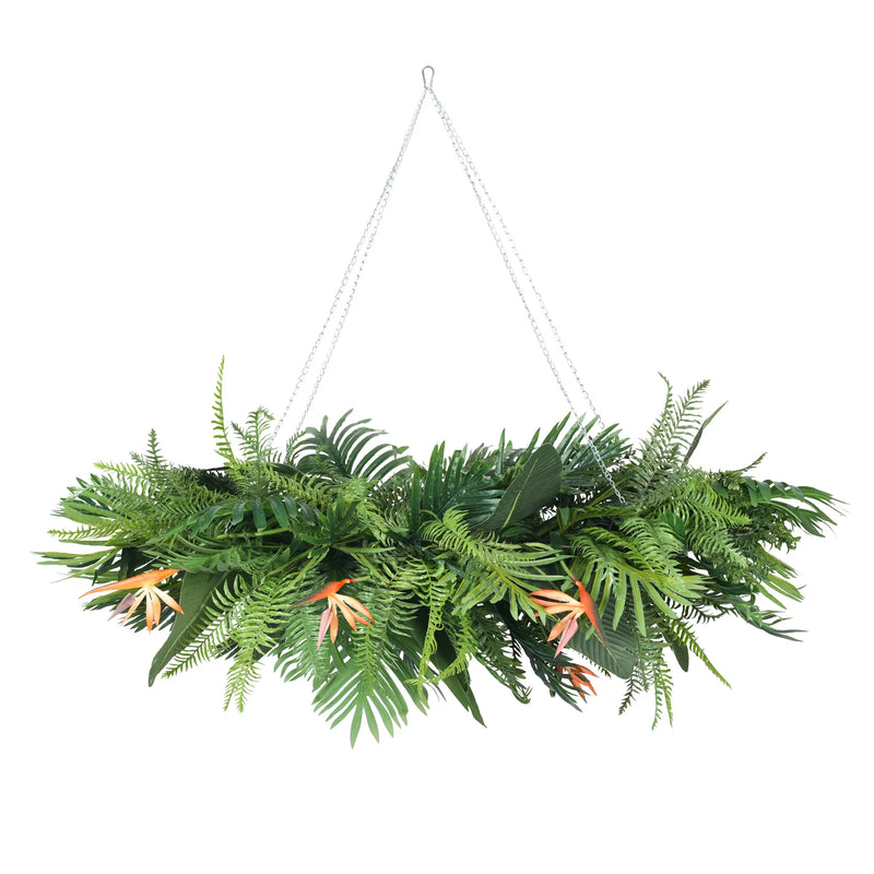 Stunning Hand-Made Tropical Artificial Plant Arrangement (Clearance)