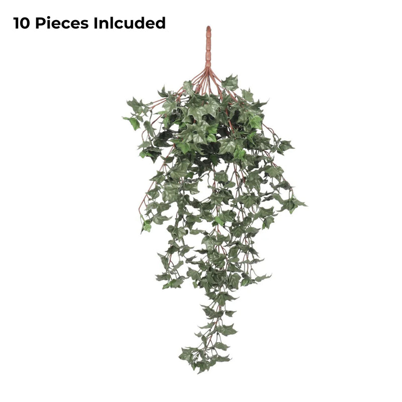 Artificial UV-Resistant Hanging Ivy – 31.5" (Set of 10)