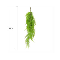 Fresh Green Boston Fern Artificial Hanging Plant 31in – UV Resistant