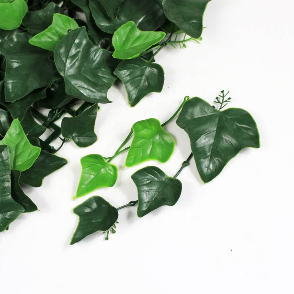 Muro artificial Boston Ivy Green de 33 pies cuadrados resistente a los rayos UV