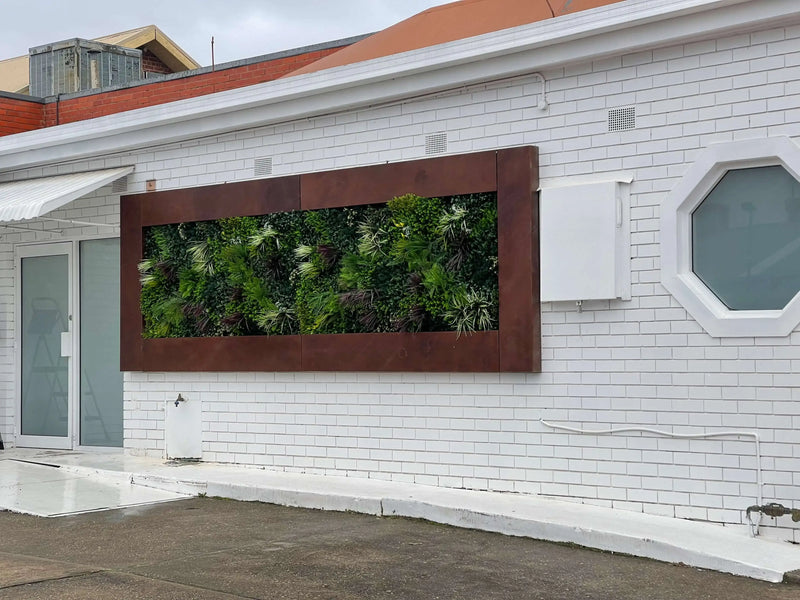 Plastic Green Wall Panels Artificial Vertical Garden