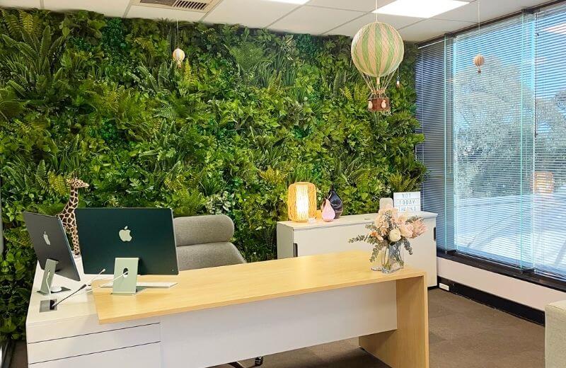 artificial green walls for office