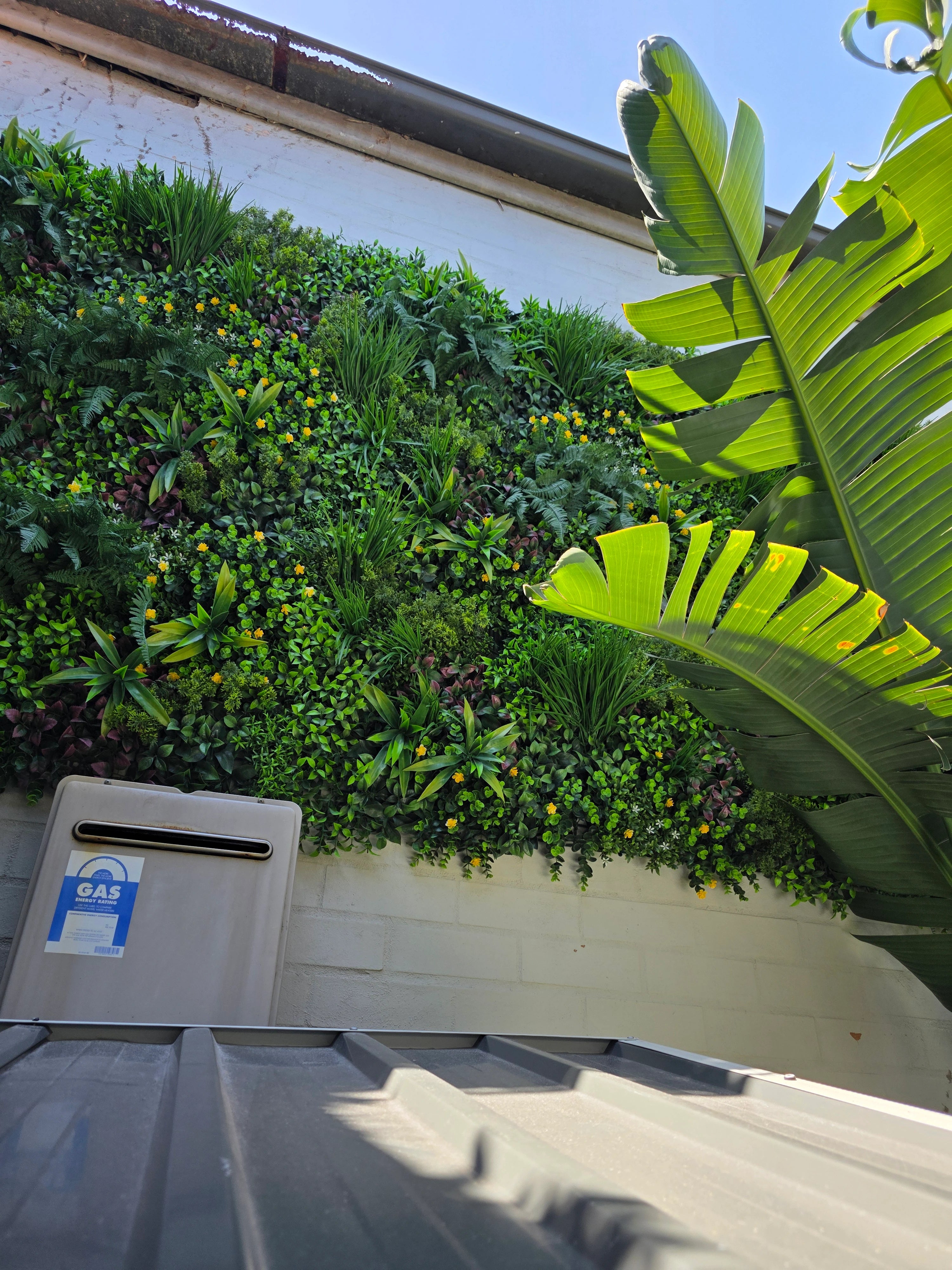 Luxury Country Fern Artificial Vertical Garden 40" x 40" 11SQ FT Commercial Grade UV Resistant