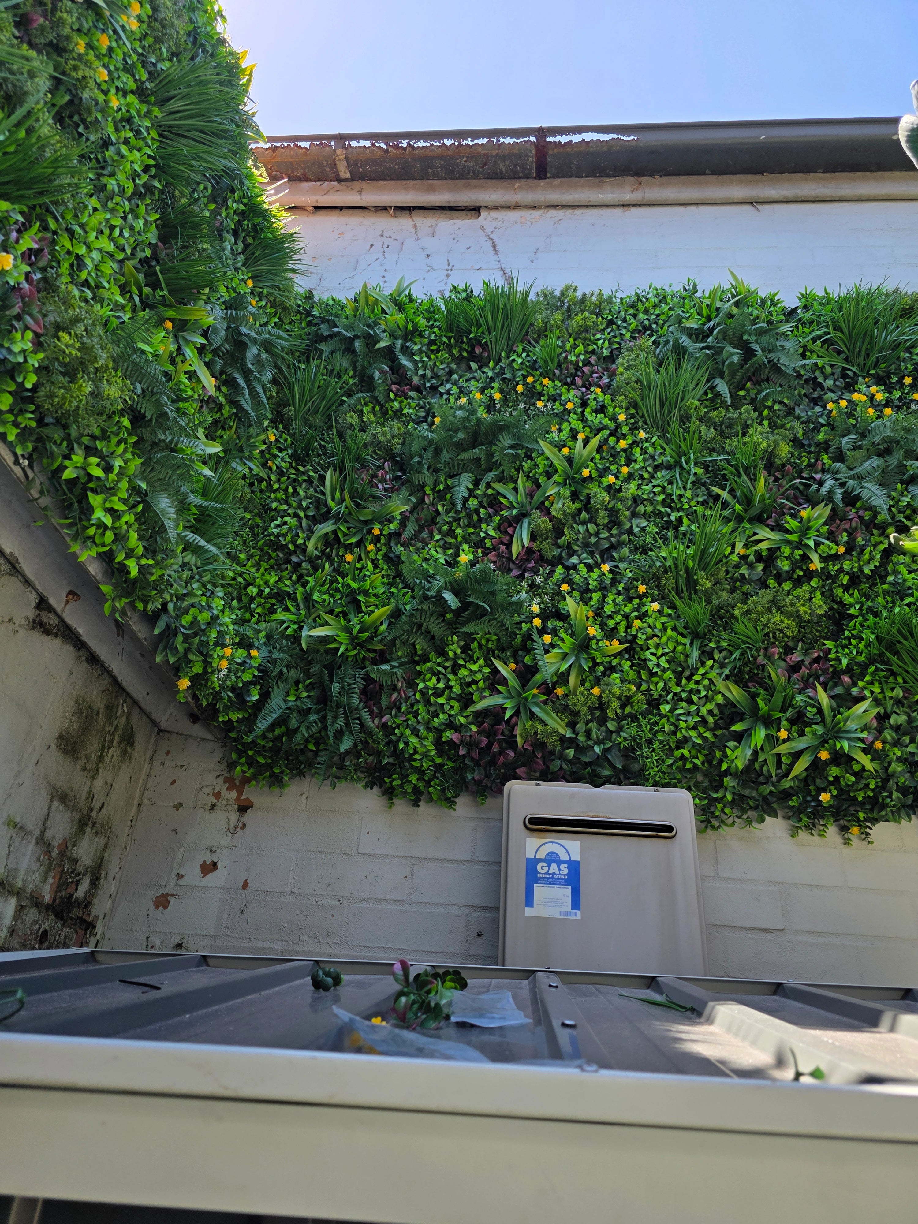 Luxury Country Fern Artificial Vertical Garden 40" x 40" 11SQ FT Commercial Grade UV Resistant