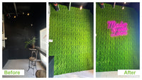 Evergreen Moss Artificial Green Wall Mat 40×20in 5.5 SQ FT – UV Resistant – Commercial Grade