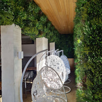 Panel de muestra del jardín vertical artificial ultralujoso Lush Spring (muestra pequeña) resistente a los rayos UV