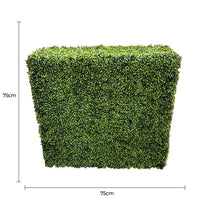 Dark Green Boxwood Artificial Hedge 30×30in – UV Resistant – Commercial Grade