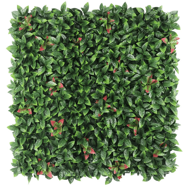 Artificial Photinia Hedge Panel Wall 40" x 40" 11SQ FT Commercial Grade UV Resistant