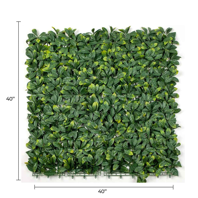 Premium Laurel Artificial Vertical Garden Wall 40" x 40" 11SQ FT UV Resistant