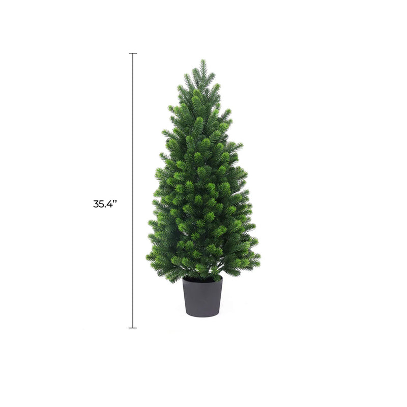 Premium Artificial Cypress Pine Tree (35.4") UV Resistant