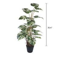 Monstera Deliciosa Artificial Tree 35.4in