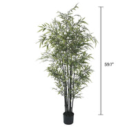 Black Bamboo Artificial Tree 59.1in