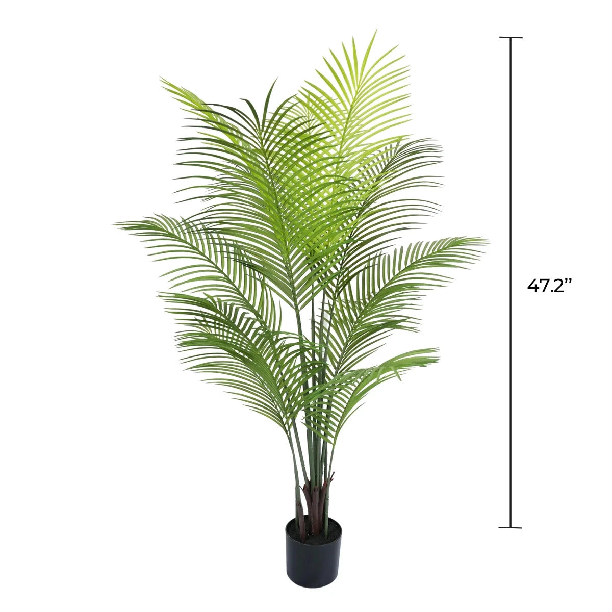 Premium Dense Artificial Plam Tree 47.2in Areca Faux Tree