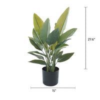 Strelitzia Bird of Paradise Artificial Tree 27.6in