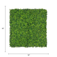 Sample Panel – Mixed Boxwood Green Wall (Small Sample)
