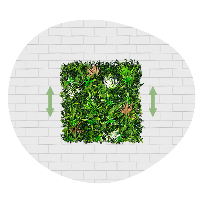 diy attaching artificial green wall panels