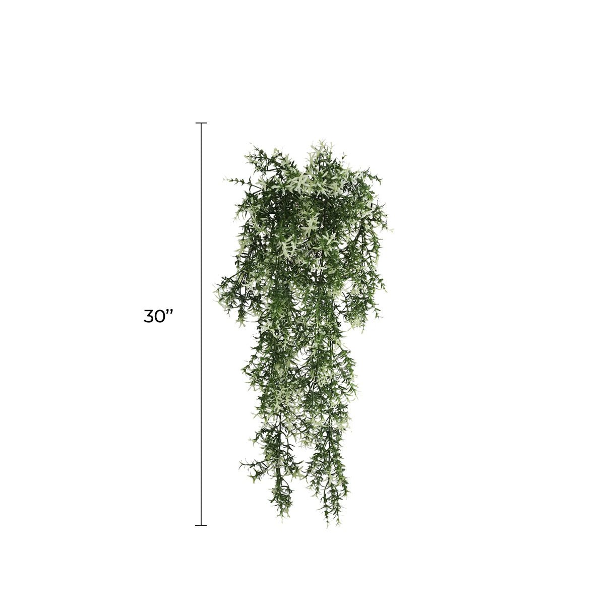 hanging jasmine plant Star Jasmine Vine Artificial Hanging Plant 7.830in NFPA701 Fire Rated UV Resistant