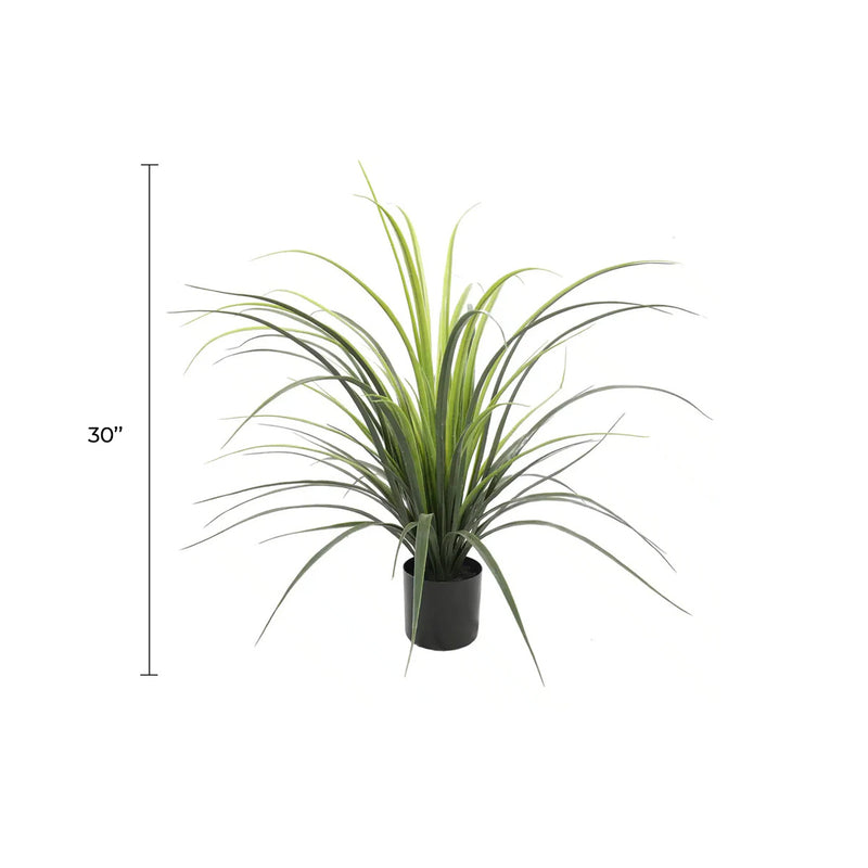 Set of 5 Potted Artificial Long Grass (Yucca Grass) 30" UV Resistant (Clearance Price)