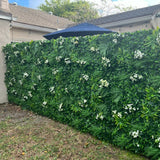Snowy White Artificial Vertical Garden Green Wall Panel 40×40in 11 SQ FT – UV Resistant – Commercial Grade image 13