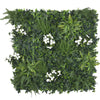Snowy White Artificial Vertical Garden Green Wall Panel 40×40in 11 SQ FT – UV Resistant – Commercial Grade