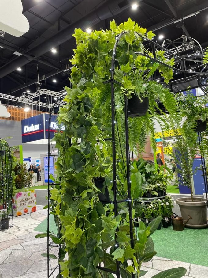 Nearly Natural Ivy Artificial Hanging Bush Pack of 10