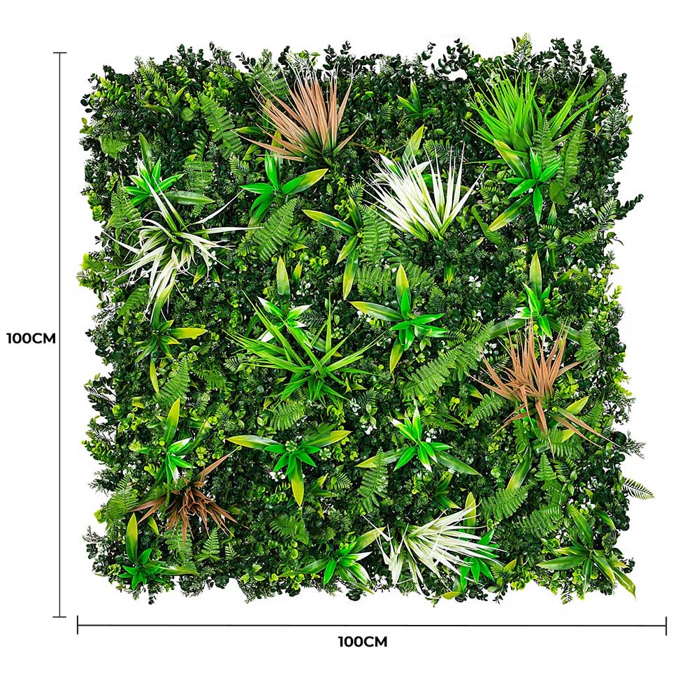 Sample Panel – Wild Tropics Vertical Garden (Small Sample)