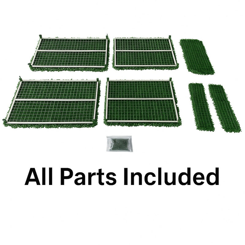 Premium Artificial Boxwood Hedge 8FT | UV Resistant & Easy Assembly