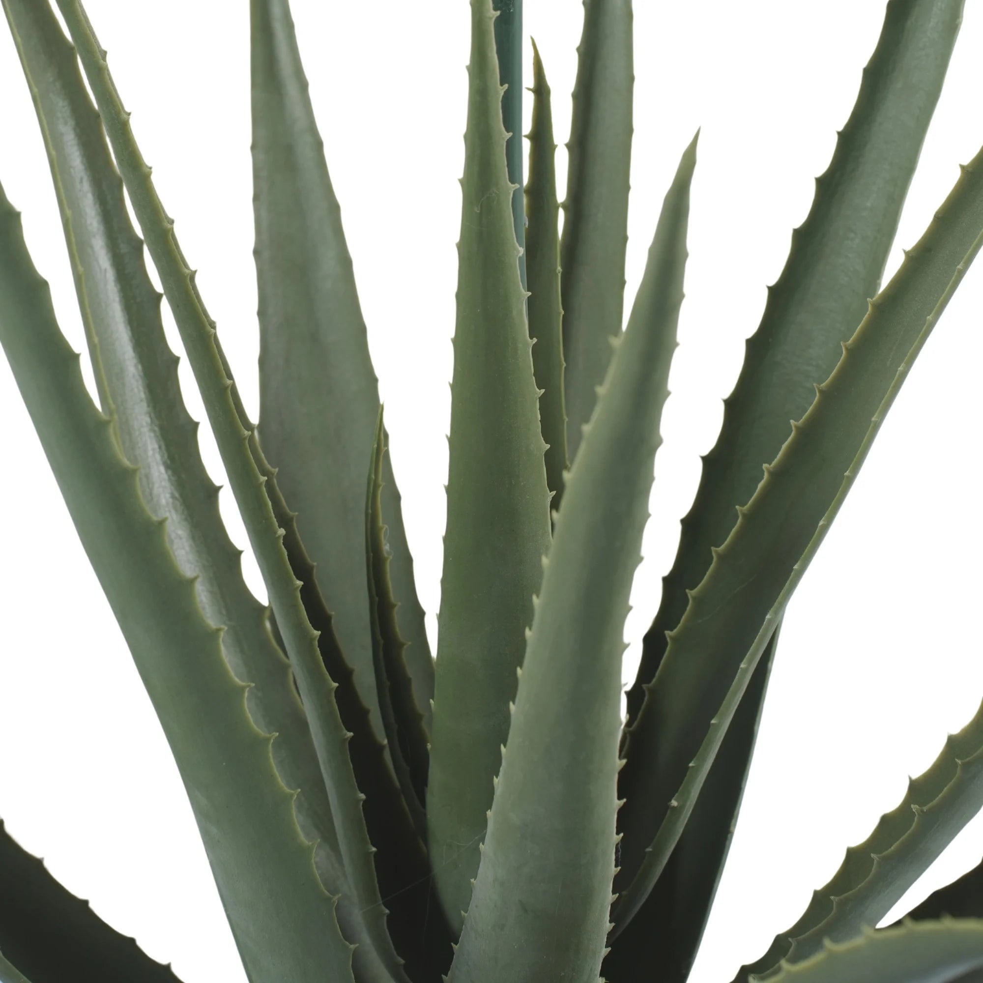 Premium Artificial Aloe Vera with Orange Flower 33.5in